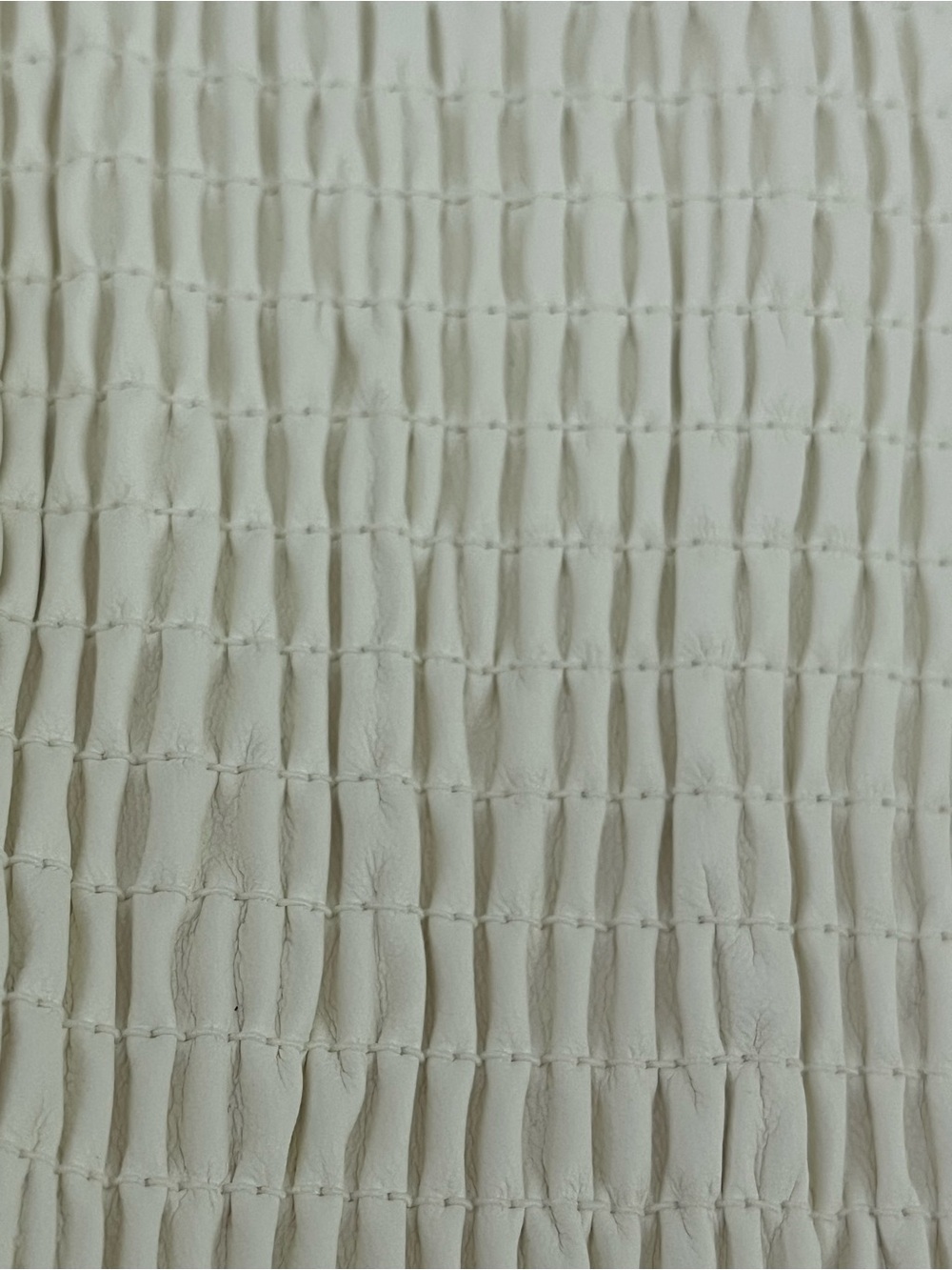 New Cato Collection Limited Edition Ivory Dress Smocked Stretch Bodice Sz Large - Picture 11 of 16